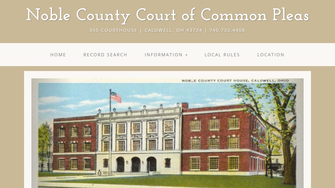 Noble County Court of Common Pleas